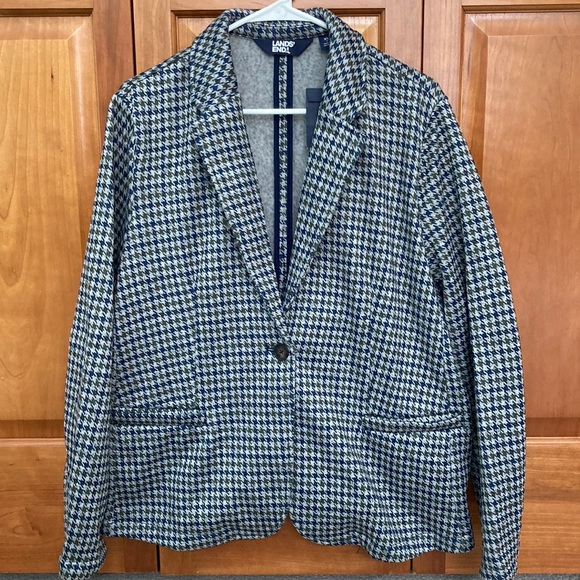 Land’s End fleece blazer. Size XL - Picture 1 of 10